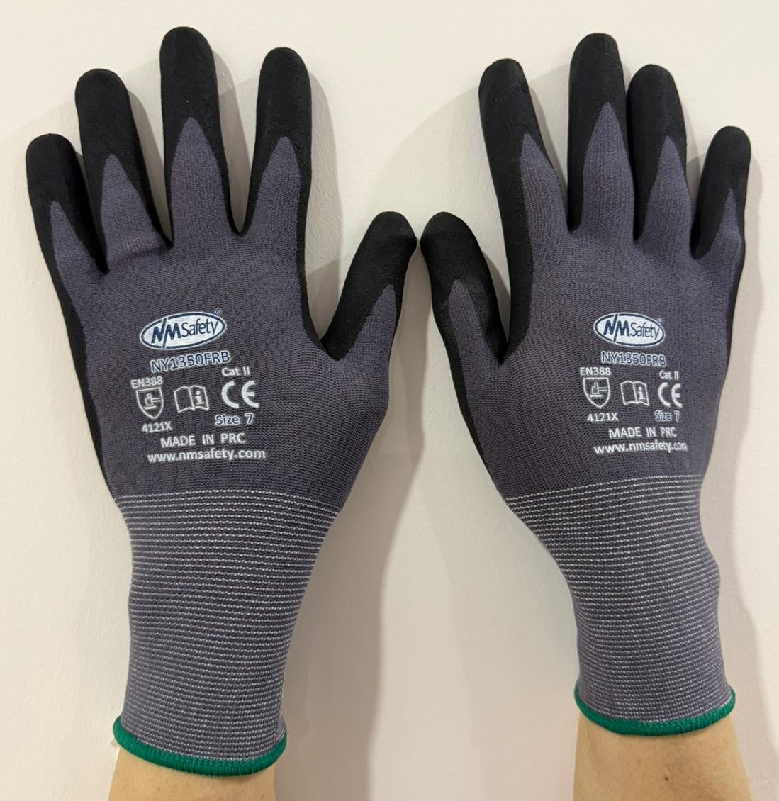 NM Safety  NY1350FRB Köpük Nitril Eldiven NO:7