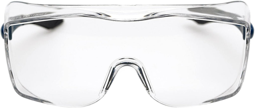 3M 17-5118-2040M OX2000 Overspecs Mavi Şeffaf Lens Polikarbonat Dx