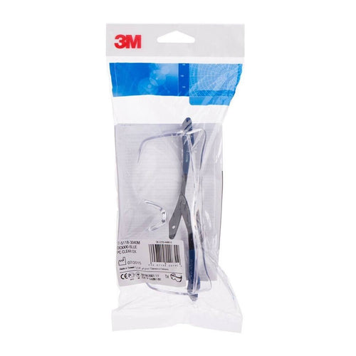 3M 17-5118-2040M OX2000 Overspecs Mavi Şeffaf Lens Polikarbonat Dx
