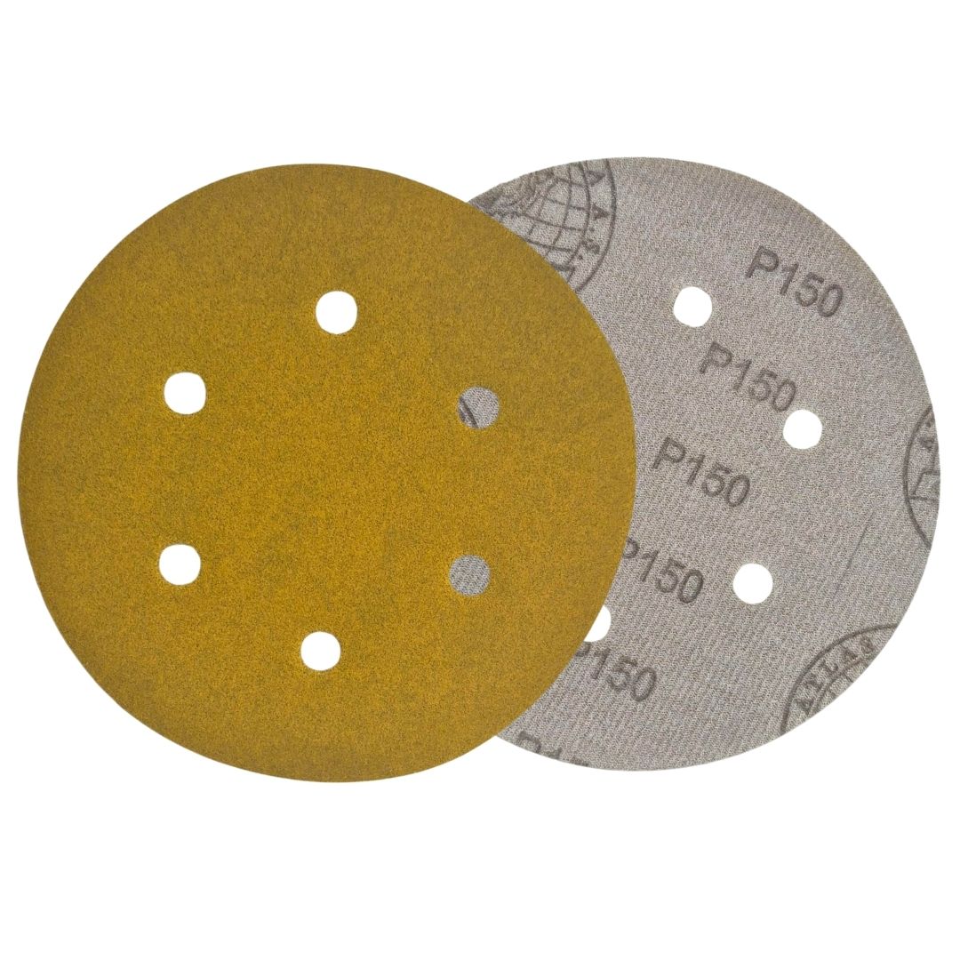 Atlas Green Tiger Film Cırtlı Disk Zımpara 125 mm 8 Delikli (100 Adet)