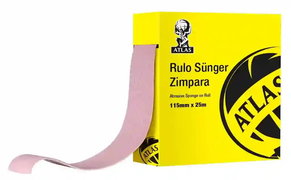 Atlas 115mm 25M A275 F03 Rulo Sünger Zımpara (25M)