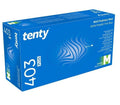 Tenty 403 Plus Pudrasız Nitril Eldiven M Beden Mavi 100'lü